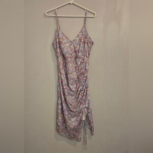 BCBG Floral Dress Hankerchief Hem Size 12 NWT